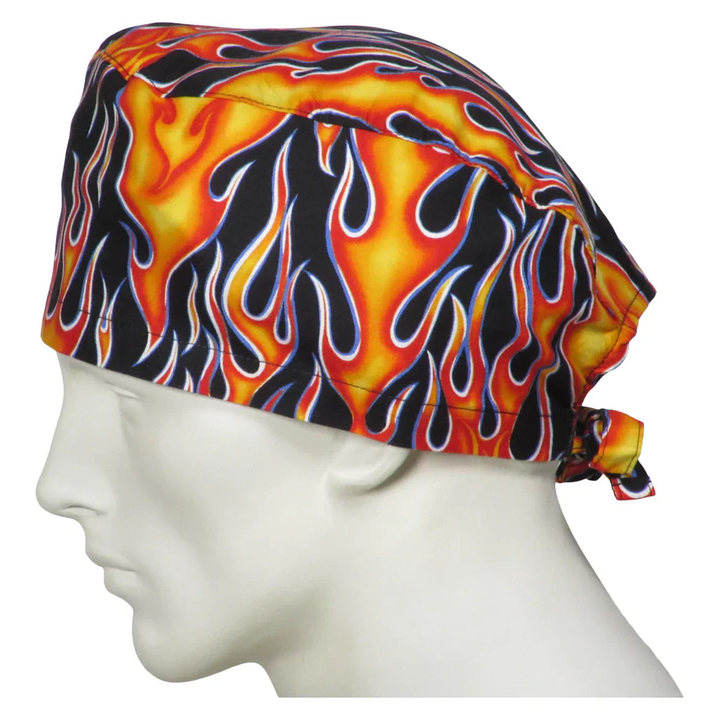 Surgical Cap Flames